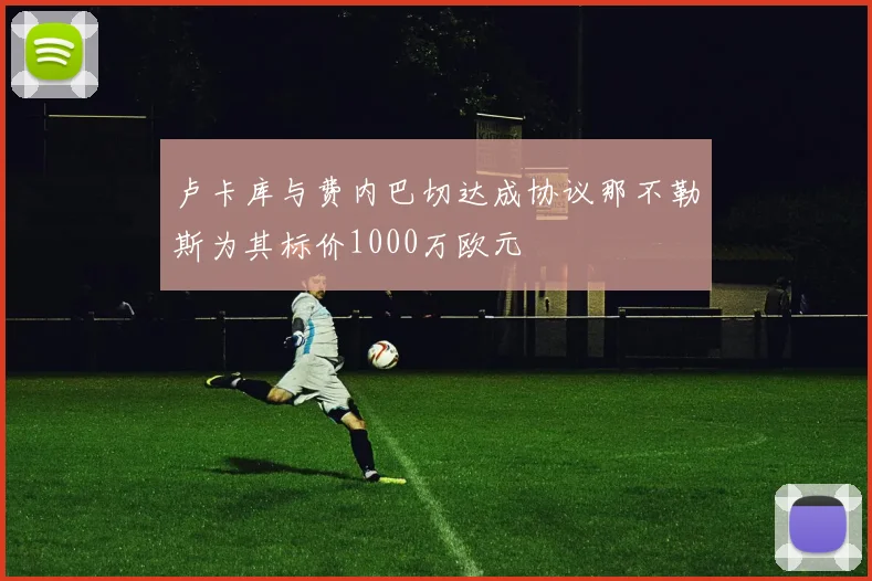卢卡库与费内巴切达成协议那不勒斯为其标价1000万欧元